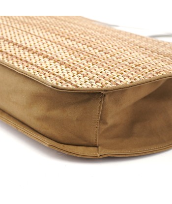 Beige Raffia Metal Handle Bag JUSQU'A -70%! 