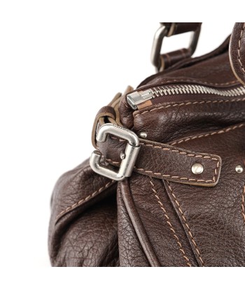 Brown Leather Paddington Shoulder Bag Amélioration de cerveau avec