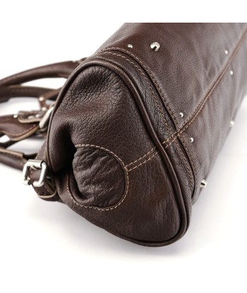 Brown Leather Paddington Shoulder Bag Amélioration de cerveau avec