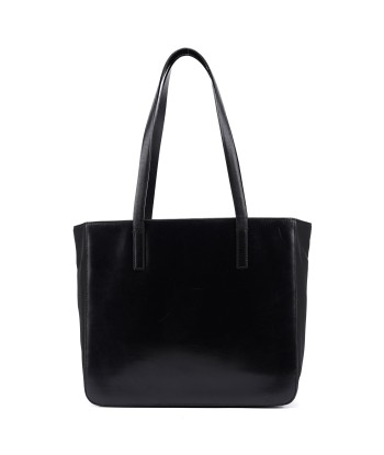 Black Vitello Tessuto Tote Bag Profitez des Offres !