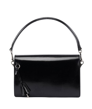 Black Vitello Keylock Shoulder Bag Découvrez la collection