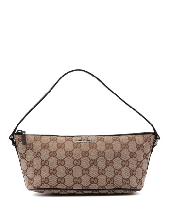 07198 Beige Brown GG Boat Pochette plus qu'un jeu 