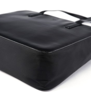 Black Vitello Tessuto Tote Bag Profitez des Offres !