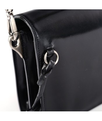 Black Vitello Keylock Shoulder Bag Découvrez la collection