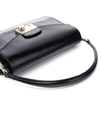 Black Vitello Keylock Shoulder Bag Découvrez la collection