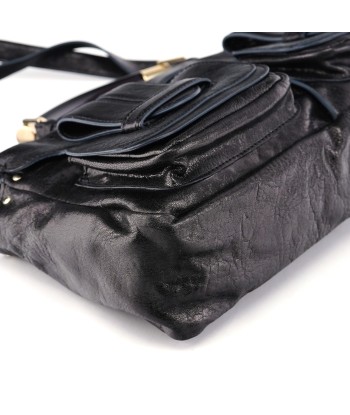 Black Lambskin 2-Way Tote Bag 2024