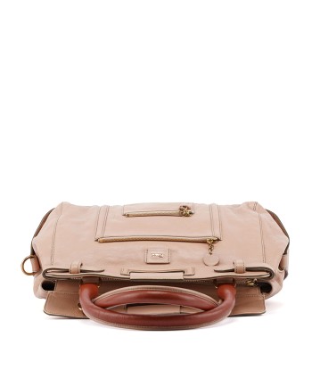 Beige Lambskin Tote Bag Livraison rapide