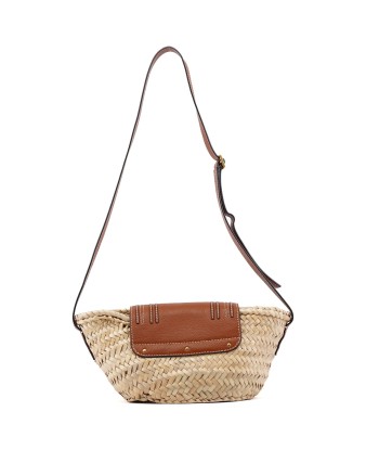 Beige Brown Marcie Basket Crossbody Bag Profitez des Offres !