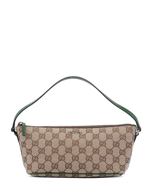 07198 Beige Green GG Boat Pochette acheter en ligne