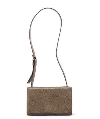 Beige Lama Leather Shoulder Bag ouvre sa boutique