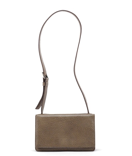 Beige Lama Leather Shoulder Bag ouvre sa boutique