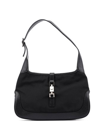 Black Canvas Jackie Shoulder Bag du meilleur 