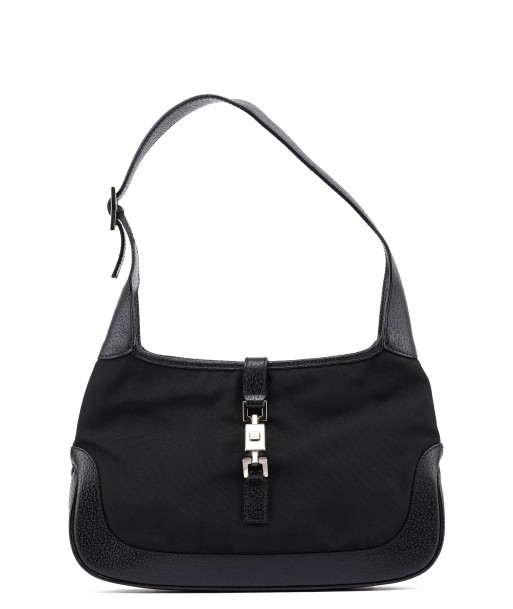 Black Canvas Jackie Shoulder Bag du meilleur 