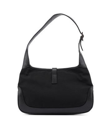 Black Canvas Jackie Shoulder Bag du meilleur 