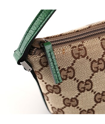 07198 Beige Green GG Boat Pochette acheter en ligne