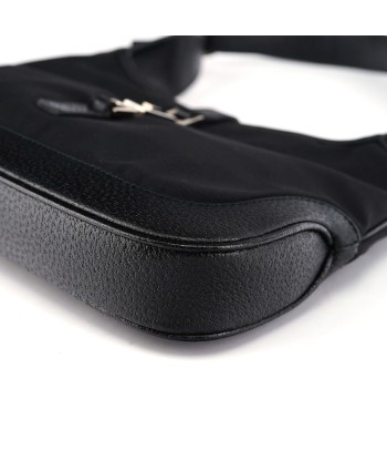 Black Canvas Jackie Shoulder Bag du meilleur 