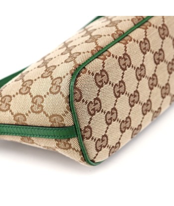 07198 Beige Green GG Boat Pochette acheter en ligne