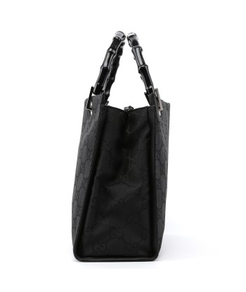 Black GG Bamboo 2-Way Tote plus qu'un jeu 