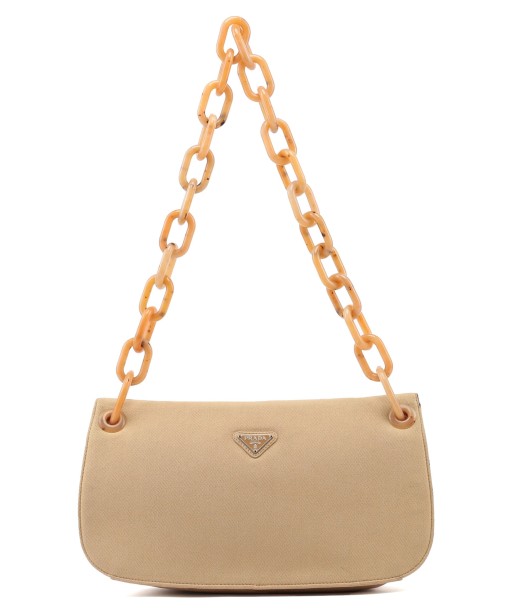 1990's Beige Tessuto Plastic Chain Bag 50-70% off 