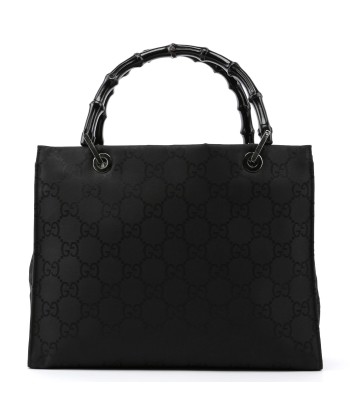 Black GG Bamboo 2-Way Tote plus qu'un jeu 