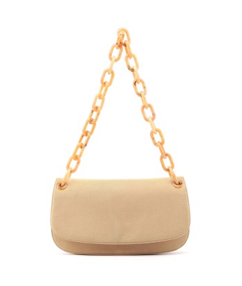 1990's Beige Tessuto Plastic Chain Bag 50-70% off 