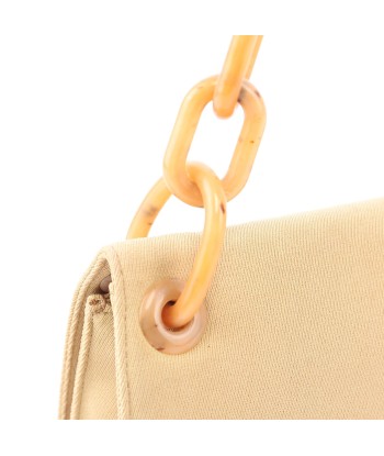 1990's Beige Tessuto Plastic Chain Bag 50-70% off 