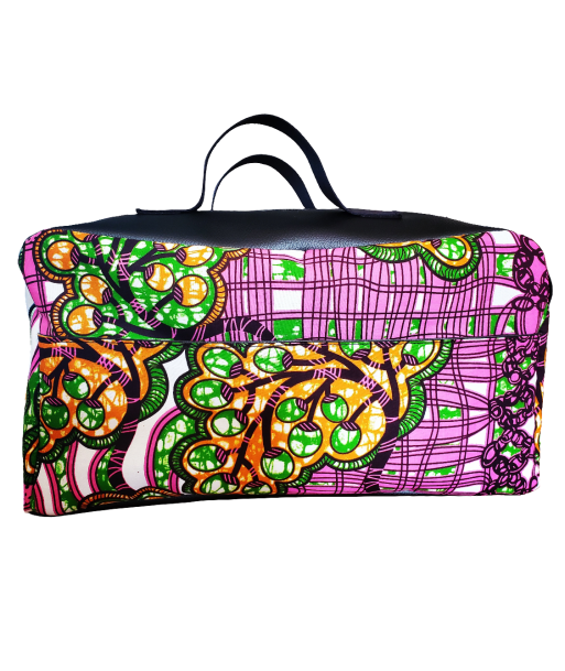 Mallette Infirmière Libérale XL 25x45x25 "Vignes roses"+ pochette à bazar XXL offerte Dans la société mordern