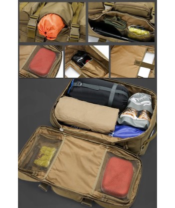 Sac à Dos de Voyage Militaire Style Armée (65L) s'inspire de l'anatomie humaine