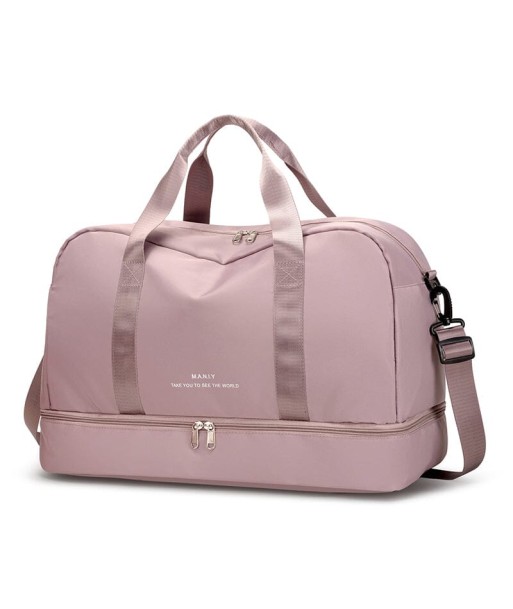 Sac de Voyage Femme avec Compartiment Chaussures Rose vous aussi creer 