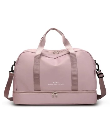 Sac de Voyage Femme avec Compartiment Chaussures Rose vous aussi creer 