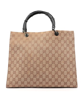 Beige GG Bamboo Tote Bag pas chere