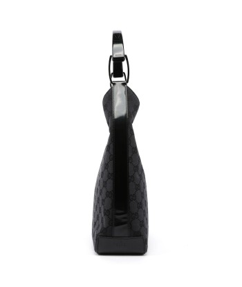 Black GG Plastic Top Handle Bag store