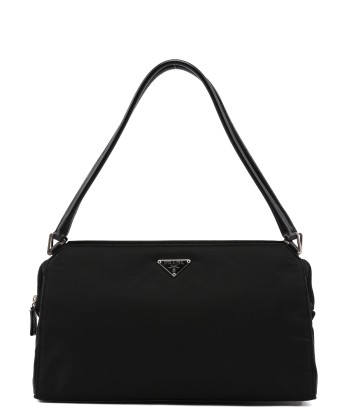 Black Nylon Tessuto Chic Bag Dans la société mordern