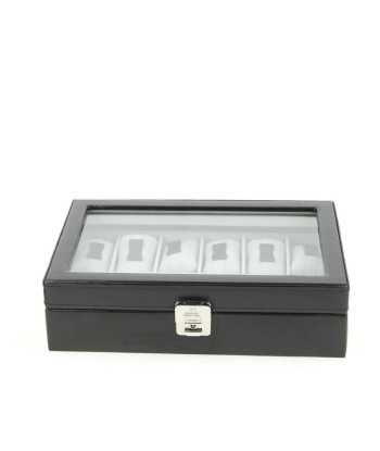 Coffret montres Davidt's cuir noir Venez acheter