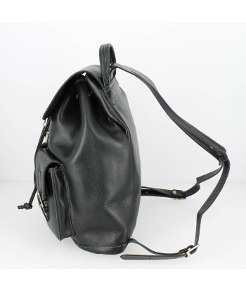 Sac à dos KATANA cuir de vachette noir soldes