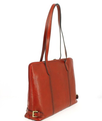 Sac épaule femme cuir KATANA Rouge Foncé Le MVP de beaucoup