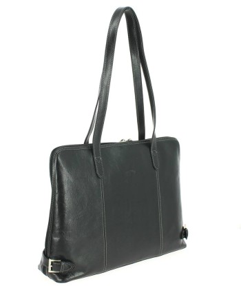 Sac épaule femme cuir KATANA Noir JUSQU'A -70%! 