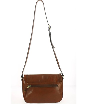 Sac bandoulière femme cuir KATANA Marron Véritable concentré