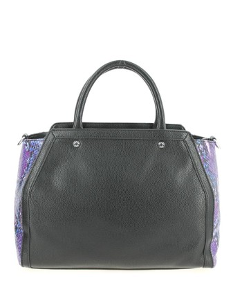 Versace Jeans sac à main femme Imprimé Python Noir solde