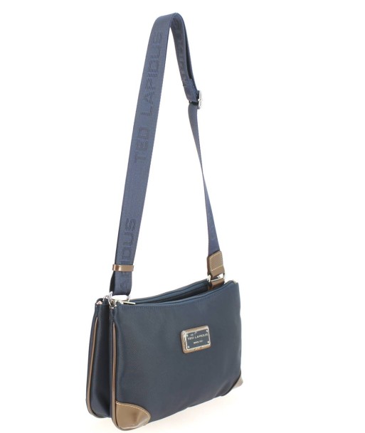 Petit sac bandoulière TED LAPIDUS Tonic Bleu marine outlet