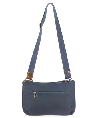 Petit sac bandoulière TED LAPIDUS Tonic Bleu marine outlet