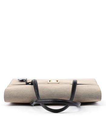 Beige Canvas Keylock Tote vous aussi creer 