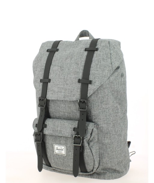 Sac à dos HERSCHEL Little America Mid Volume Raven Crosshatch Comment ça marche