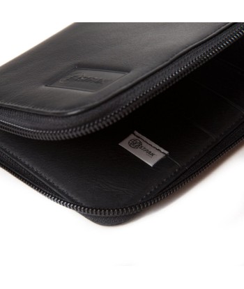 Portefeuille Eastpak Tait Black Ink Leather le des métaux précieux