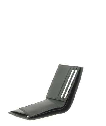 Coffret portefeuille et porte-cartes LACOSTE Large Billfold Noir pas chere