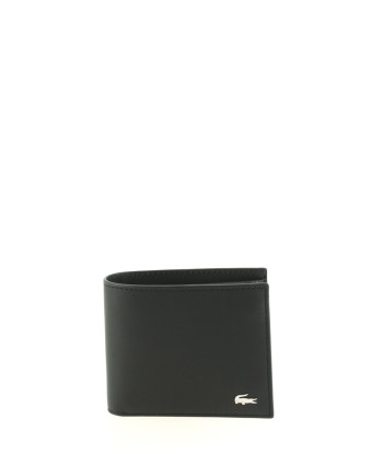 Coffret portefeuille et porte-cartes LACOSTE Large Billfold Noir pas chere