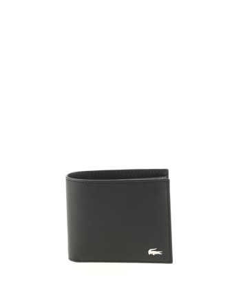 Coffret portefeuille et porte-cartes LACOSTE Large Billfold Noir pas chere