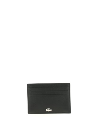 Coffret portefeuille et porte-cartes LACOSTE Large Billfold Noir pas chere