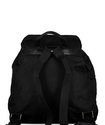 Black Large Tessuto Nylon Backpack sur le site 