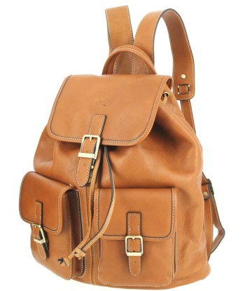 Sac à dos KATANA PC 13p cuir de vachette camel est présent 